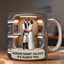 Load image into Gallery viewer, Across Every Galaxy, It’s Always You - Personalized Love Couples Coffee Mug Coffee Mug PopCulturePrints