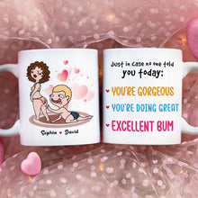 Load image into Gallery viewer, Personalized Couple Coffee Mug - You Are Gorgeous Coffee Mug PopCulturePrints