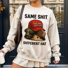 Load image into Gallery viewer, Same Shit Different Hat Shirt - A Unique Gift for the Awakened Shirts PopCulturePrints