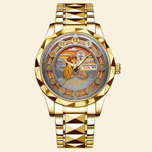 Load image into Gallery viewer, You Complete My Pride - Personalized Men's Stainless Steel Watch Men's Watch PopCulturePrints