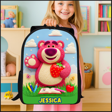 Load image into Gallery viewer, Bring Joy to School Days with Our Cute Character Backpack - Personalized Gift for Kids Backpack PopCulturePrints