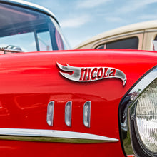 Load image into Gallery viewer, Classic Car Personalized Name Plate - Nicola Ornament PopCulturePrints