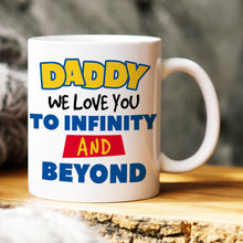 Load image into Gallery viewer, Personalized Family Adventure Cartoon Tumbler Coffee Mug PopCulturePrints