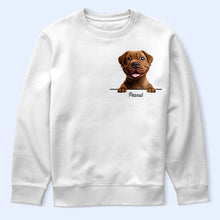 Load image into Gallery viewer, "Paw-sitively Adorable!" - Personalized Dog Mom/Dad T-Shirt for Pet Lovers T-shirt PopCulturePrints