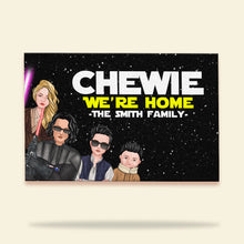 Load image into Gallery viewer, Personalized Star-Themed Family Welcome Mat Doormat PopCulturePrints