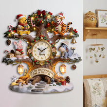 Load image into Gallery viewer, Cozy Winter Tree Acrylic Wall Clock - Personalize Your Holiday Joy
