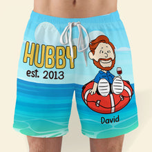 Load image into Gallery viewer, Personalized Couple Matching Shorts - Fun & Unique Design Beach Shorts PopCulturePrints