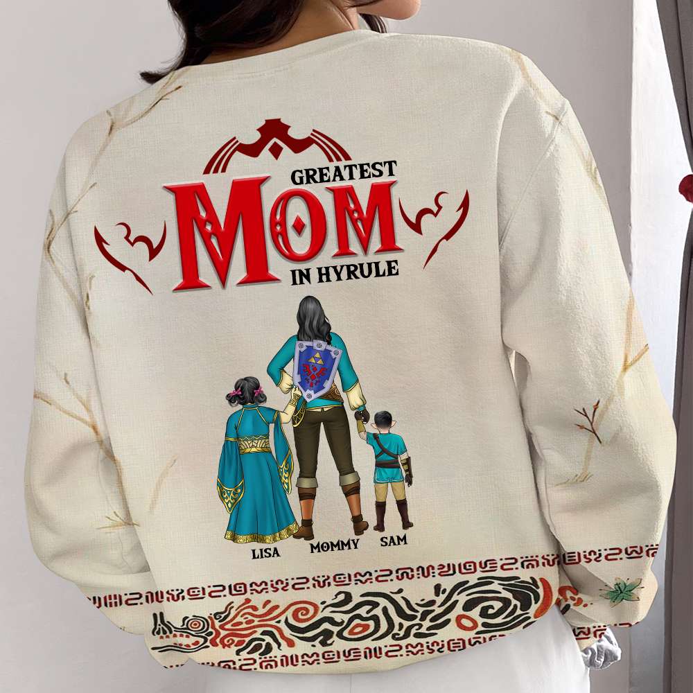 Greatest Dad in Hyrule Personalized 3D Shirt - Perfect Father's Day Gift AOP Products PopCulturePrints