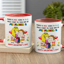 Load image into Gallery viewer, My Player 2 Personalized Game Lover Coffee Mug - Valentine's Gift Coffee Mug PopCulturePrints