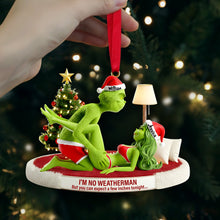 Load image into Gallery viewer, Spice Up Your Holidays: Customized Grinch Couple Ornament - A Unique Gift for Loved Ones Ornament PopCulturePrints