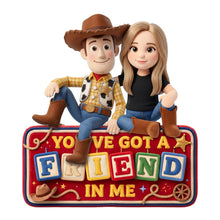 Load image into Gallery viewer, You've Got a Friend In Me Pillow - Custom Personalized Gift for Friends Pillow PopCulturePrints