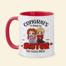Load image into Gallery viewer, Personalized Sister Mug - Funny Best Friend Gift Coffee Mug PopCulturePrints