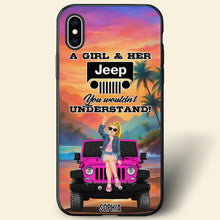 Load image into Gallery viewer, Personalized Jeep Spare Tire Cover - Freedom on Four Wheels Design Phone Case PopCulturePrints