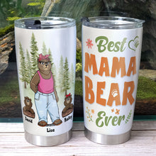 Load image into Gallery viewer, Custom Mama Bear Tumbler - Personalized Gift for Mother's Day Tumbler Cup PopCulturePrints