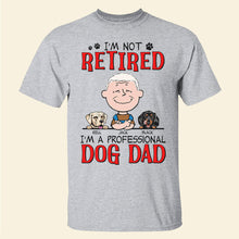 Load image into Gallery viewer, Personalized Dog Lover T-Shirt - Professional Dog Dad Gift Shirts PopCulturePrints