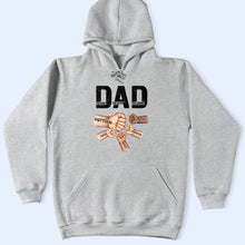 Load image into Gallery viewer, Dad: The Man, The Myth, The Legend - Personalized Fist Bump T-Shirt T-shirt PopCulturePrints