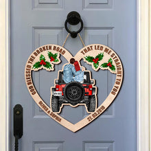 Load image into Gallery viewer, Personalized Heart Shaped Christmas Ornament - Perfect Valentine's Day Gifts for Couples Wood Sign PopCulturePrints