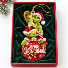 Load image into Gallery viewer, Merry Grinchmas - Naughty Couple Christmas Ornament Ornament PopCulturePrints