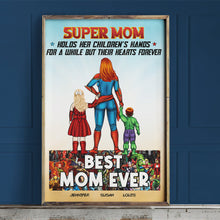 Load image into Gallery viewer, Personalized Super Mom Canvas Print - Custom Gifts for Mother's Day Poster & Canvas PopCulturePrints