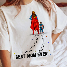 Load image into Gallery viewer, "Forever in Our Hearts - Personalized Gift for Mom Shirt, Best Mom Ever" Shirts PopCulturePrints