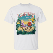 Load image into Gallery viewer, Together Forever - Personalized Couple Shirt Shirts PopCulturePrints