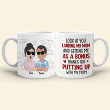 Load image into Gallery viewer, Personalized Bonus Child Mug - Funny Gift for Stepfather Coffee Mug PopCulturePrints