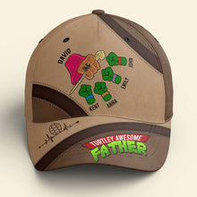 Load image into Gallery viewer, Personalized Classic Dad Cap - Custom Name Design Caps PopCulturePrints