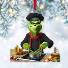 Load image into Gallery viewer, Chef-Themed Personalized Acrylic Ornament Ornament PopCulturePrints