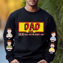 Load image into Gallery viewer, Mom Mode On - Personalized Sweatshirt for Mother's Day AOP Products PopCulturePrints