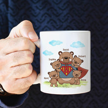 Load image into Gallery viewer, Personalized 'Best Daddy Bear Ever' Coffee Mug Coffee Mug PopCulturePrints