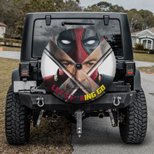 Load image into Gallery viewer, Personalized Funny Photo Luggage Cover – Ideal Gift for Upcoming Trips Tire Covers PopCulturePrints