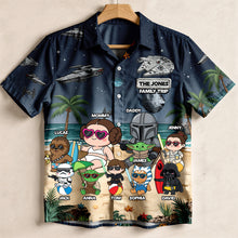 Load image into Gallery viewer, Create Lasting Memories with Our Space Family Summer Vacation Hawaiian Shirt - Personalized Matching Gifts for Family Hawaiian Shirts PopCulturePrints