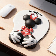 Load image into Gallery viewer, Naughty Couple Mouse Pad With Armrest - Personalized Gifts for Fun-Loving Couples Mouse Pads PopCulturePrints