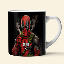 Load image into Gallery viewer, Custom Weed Lover Coffee Mug with Hero Design Coffee Mug PopCulturePrints