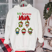 Load image into Gallery viewer, Personalized Grinch Grandma and Mom Christmas Sweater Shirts PopCulturePrints