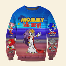 Load image into Gallery viewer, "Mommy of a Chaos Crew!" - Personalized Shirt for Moms and Grandmas AOP Products PopCulturePrints