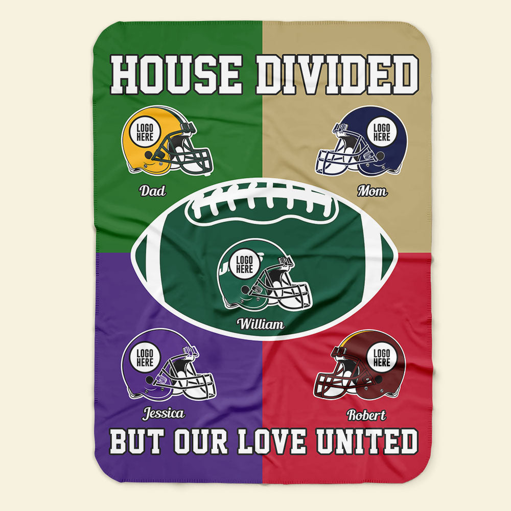 Custom Family Blanket for American Football Lovers Blanket PopCulturePrints