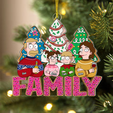 Load image into Gallery viewer, Personalized Movie Lover Family Christmas Ornament Ornament PopCulturePrints