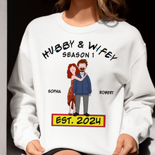 Load image into Gallery viewer, Personalized Husband & Wife Sweatshirt - Unique Anniversary & Valentine's Day Gifts Shirts PopCulturePrints