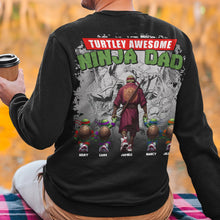 Load image into Gallery viewer, Custom Ninja Dad Shirt - Personalized Names Shirts PopCulturePrints
