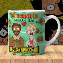 Load image into Gallery viewer, Customizable 3D Mug for Couples - Valentine's Day Gifts & Pop Culture Gift Since 2015 Coffee Mug PopCulturePrints