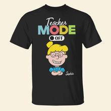 Load image into Gallery viewer, Teacher Summer Break Personalized T-Shirt Shirts PopCulturePrints