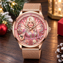 Load image into Gallery viewer, “Celebrate Every Moment” - Memorial Famous Singer Mesh Strap Quartz Watch - Personalized Gifts for Fans