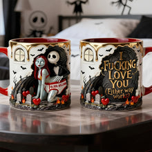 Load image into Gallery viewer, I Fucking Love You (Either way works) - Funny Accent Mug - Personalized Gift for Couples Coffee Mug PopCulturePrints