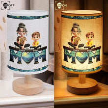 Load image into Gallery viewer, We Love You Mom - Personalized Fabric Lamp for Mother's Day Fabric Lamp PopCulturePrints
