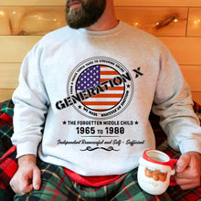 Load image into Gallery viewer, Generation X Retro Sweatshirt - Celebrate the Independent Middle Child Shirts PopCulturePrints