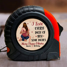 Load image into Gallery viewer, Personalized Couples Tape Measure - Love You to Every Inch Tape Measures PopCulturePrints