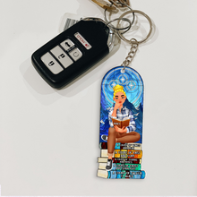 Load image into Gallery viewer, Custom Book Lover Keychain - Personalized with Your Name Keychains PopCulturePrints