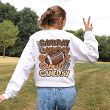 Load image into Gallery viewer, Custom American Football Fan Girl Sweater Shirts PopCulturePrints