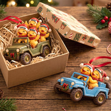 Load image into Gallery viewer, Ducking Fun Squad Ornament, Personalized Gifts For Off-road Lovers 04QHTN101026 Ornament PopCulturePrints